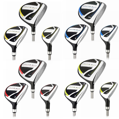 Young Gun SGS X Junior Kids Right Hand Golf Wood Set, Driver, Wood, Hybrid Young Gun SGS X Junior Kids Right Hand Golf Wood Set, Driver, Wood, Hybrid