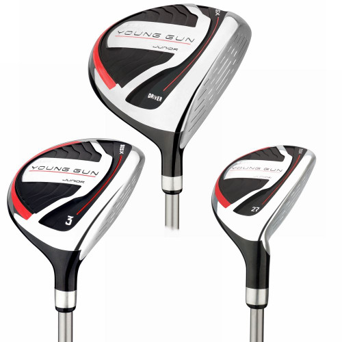 Young Gun SGS X Junior Kids Right Hand Golf Wood Set, Driver, Wood, Hybrid - Image 2