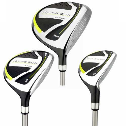 Young Gun SGS X Junior Kids Right Hand Golf Wood Set, Driver, Wood, Hybrid - Image 3