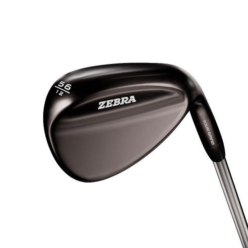 Zebra Golf Tour Grind Forged Black Wedge, Mens Right Hand Zebra Golf Tour Grind Forged Black Wedge, Mens Right Hand