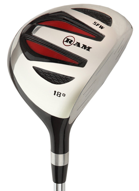Ram Golf SGS Wood Set, 10.5° Driver 3 & 5 Wood, Mens Right Hand, Steel Shaft - Image 3