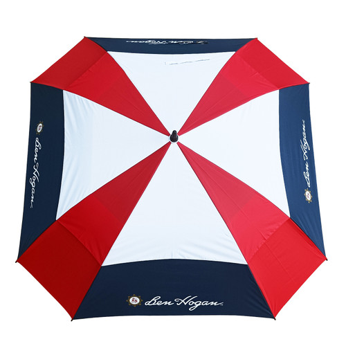 Ben Hogan Golf Deluxe 68" Tour Umbrella, Square, Red White and Blue - Image 0