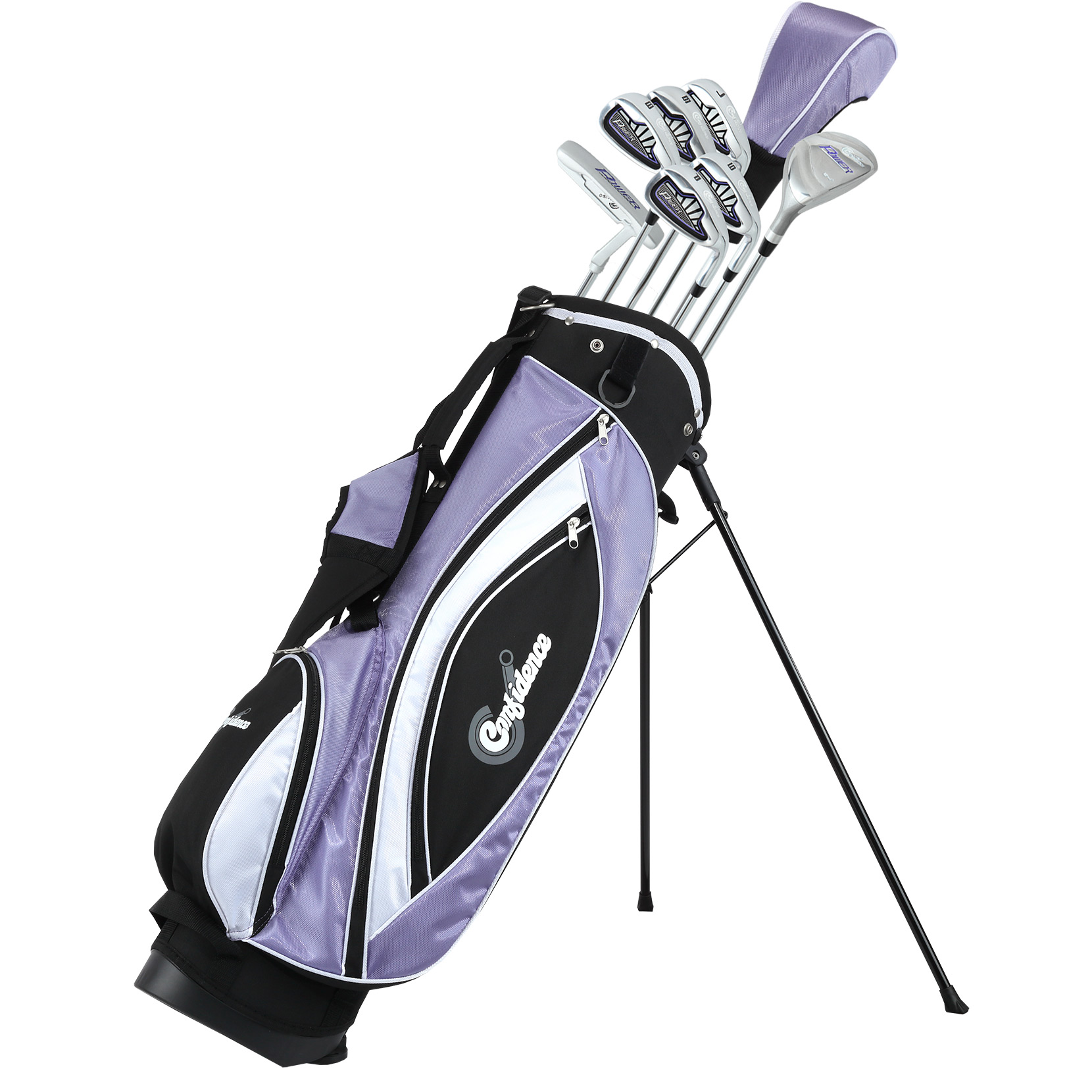 Confidence Golf Lady Power V3 Club Set & Stand Bag - GolfDivision.com