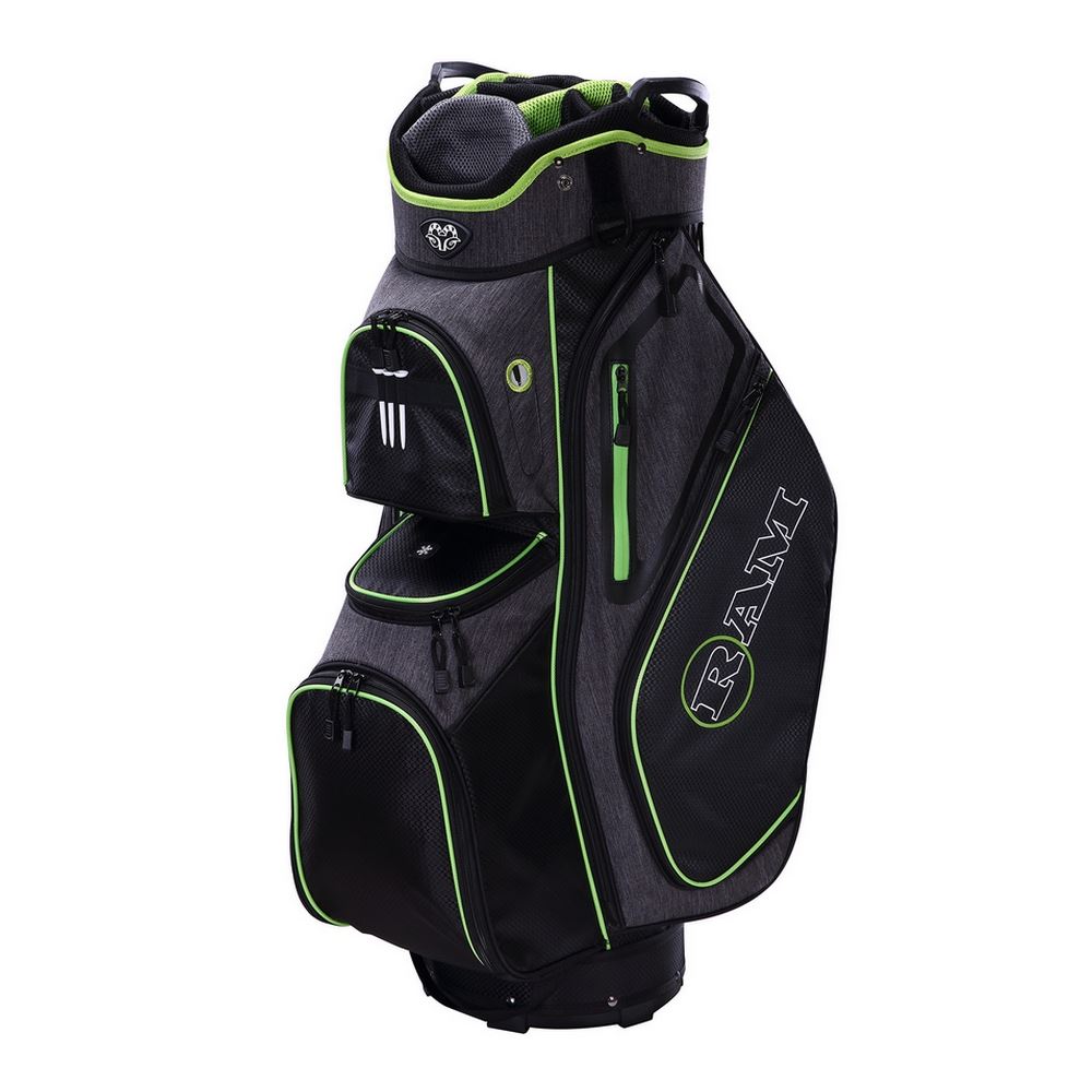 Ram Golf Tour Cart Bag with 14 Way Dividers Top