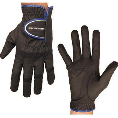 Prosimmon Mens All-Weather Right Hand Golf Gloves Black