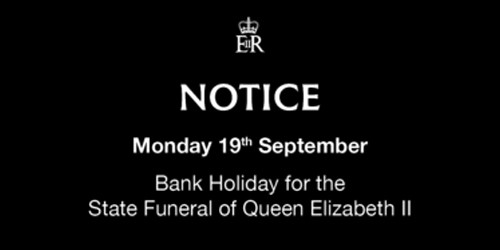 Queen Elizabeth II State Funeral - Monday 19th September 2022