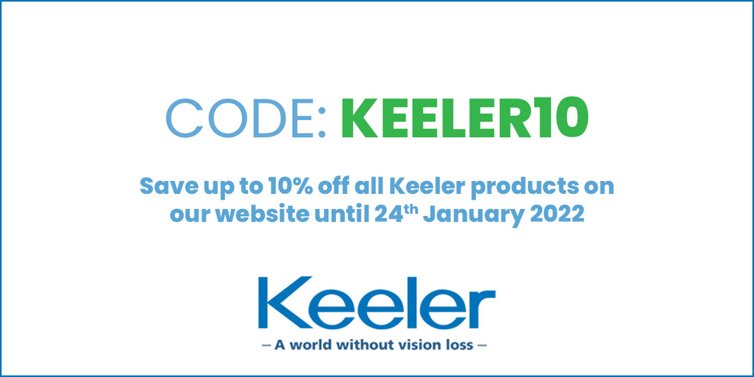 Save up to 10% on all Keeler products this January