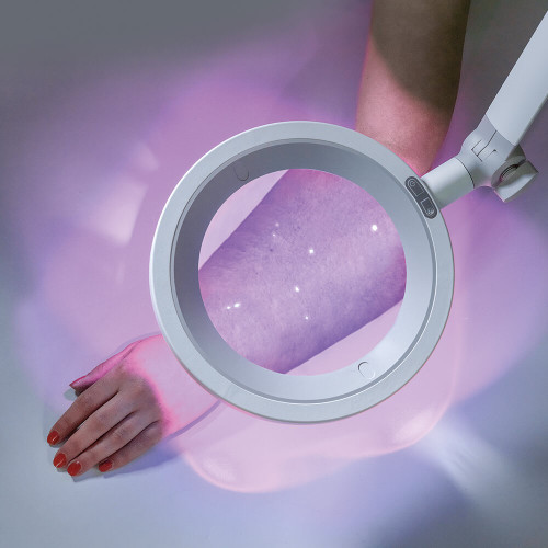 Optica MDV Woods LED Magnifier UV Examination Light