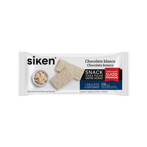 Sikenform snack galleta chocolate blanco 22 g