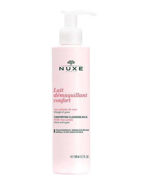 Leche desmaquillante con pétalos de rosa nuxe