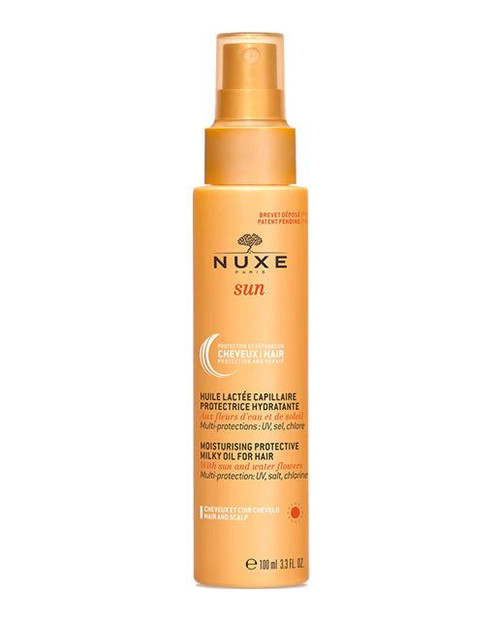Leche protectora hidratante para el cabello nuxe sun