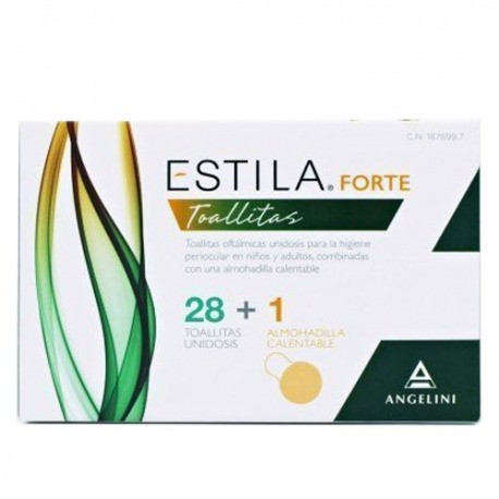 Estila forte 28 toallitas oculares