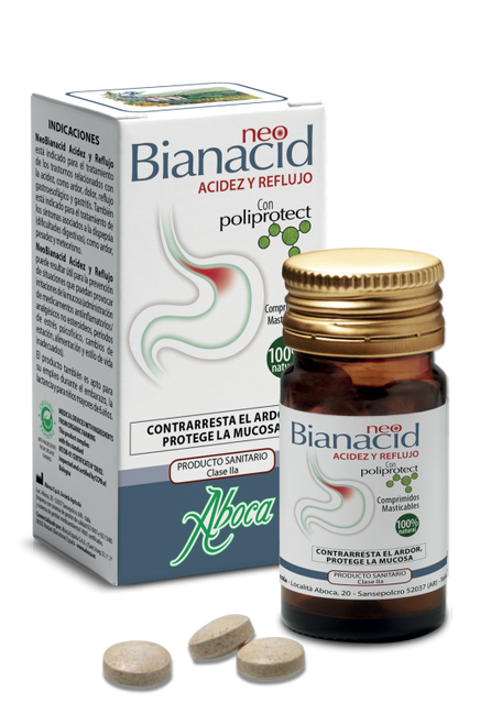 Aboca neobianacid acidez y reflujo. 15 comprimidos