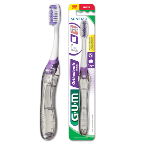 Gum ortho cepillo de viaje