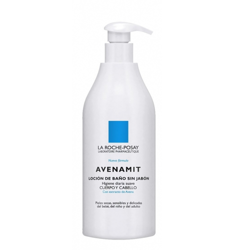 La roche avenamit loción de baño sin jabón 750 mL