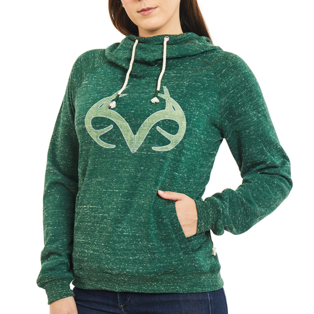 womens cowl neck hoodie