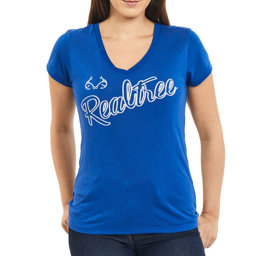 Dual Blend V-neck Shirt | Realtree Camo 