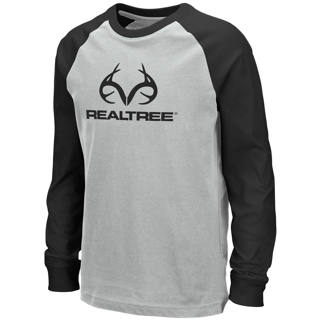 Boy S Long Sleeve Raglan Shirt Realtree Camo Clothing Youth Shirts