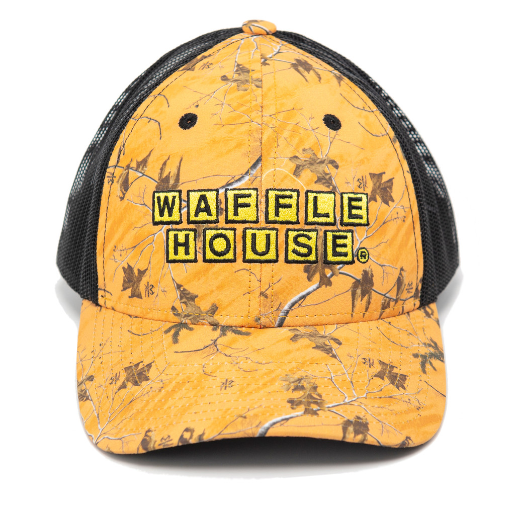 Waffle House Xtra Orange Camo Hat 