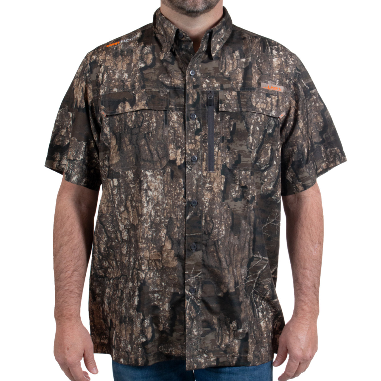 Realtree Short Sleeve Button-Front Shirts for Men