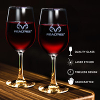 Realtree Wine Glasses - Set of 4 Details
