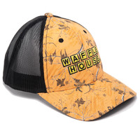 Waffle House Xtra Orange Camo Hat Side