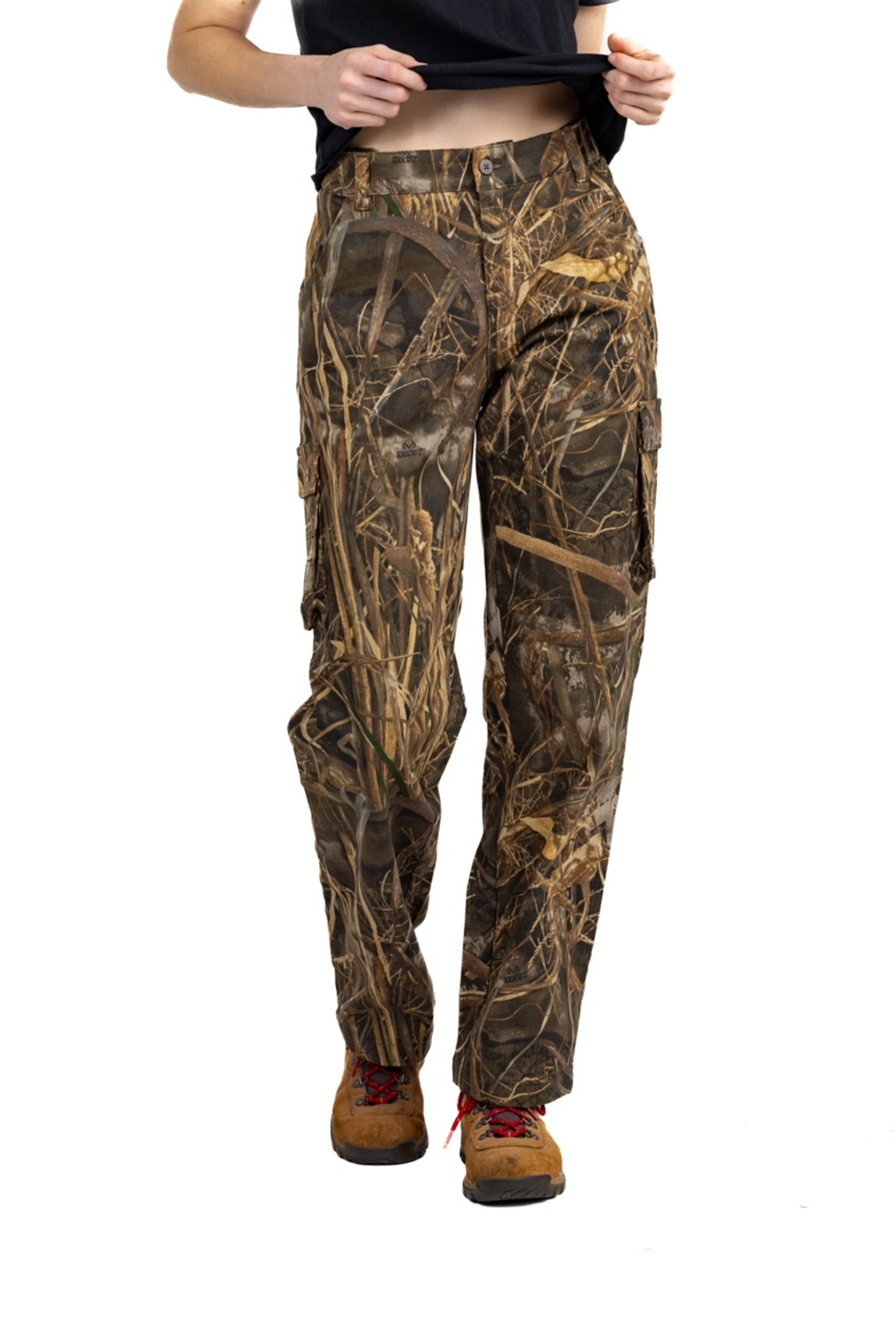 パンツ SEEKERS realtree 2way camo cargo pants Realtree Men's 6-Pocket Cargo Hunting Pant L Durable