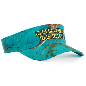 Waffle House Xtra Colors Camo Visor in Teal
