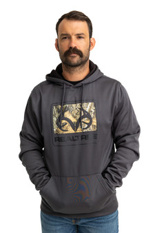 Realtree Men's Coldsnap Black Performance Hoodie