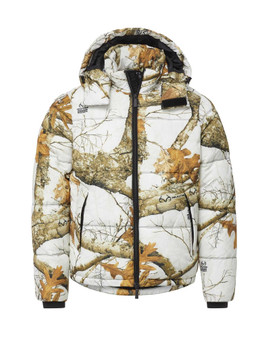 The Very Warm Hooded Puffer Snow Camo Unisex Realtree Jacket | EDGE Colors Realtree Store