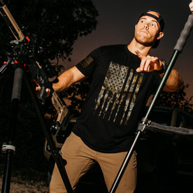 GRUNT STYLE Men's Rifle Flag Shirt | Realtree EDGE