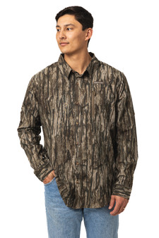 Realtree Button Down Long Sleeve Men's Shirt | Timber