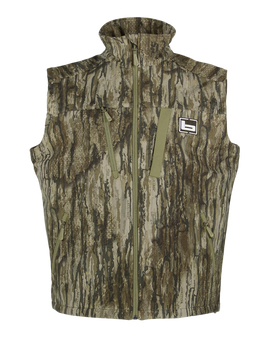 Banded Utility 2.0 Realtree Legacy camo vest with full-zip closure and multiple pockets.