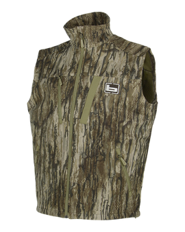 Banded Utility 2.0 camo vest with zip front and chest pockets in Realtree Legacy pattern main.