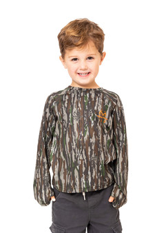 Realtree Toddler Kids Crew Long Sleeve Poly Shirt | Original FRONT