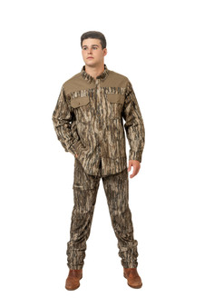Men's Milk River Button Down Camo Shirt in Realtree Legacy