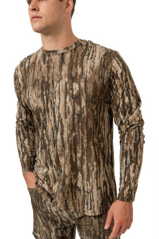 Men's Bamboo Long Sleeve Camo Crewneck | Realtree Legacy