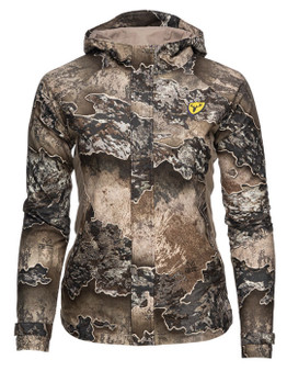 Blocker Outdoors Shield Women's Drencher Camo Jacket in Realtree EXCAPE