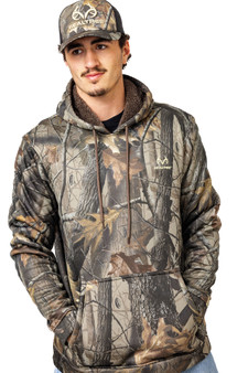 Men's High Pile Camo Hoodie in Realtree Hardwoods main