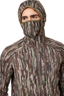 Men's Turkey Poly Hooded Hunting Pullover in Realtree Original main