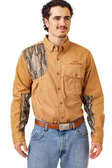 Men's Icon Button Down Camo Shooting Shirt in Realtree Legacy main