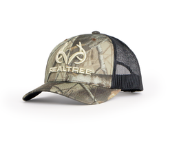 Front view of camo cap with embroidered Realtree 212 logo main