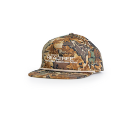 Angled front view of 40th Anniversary Bill Jordan’s Realtree Advantage Classic camo hat with embroidered logo main