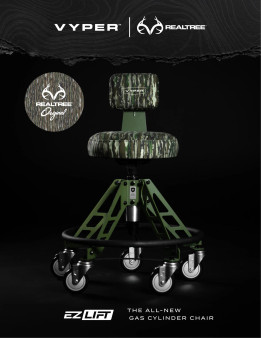 Vyper Industrial Elevated Steel Frame Camo Chair | Realtree Original