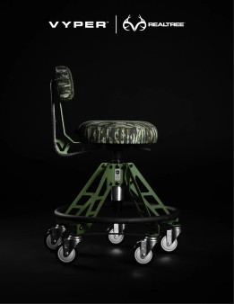 Vyper Industrial Elevated Steel Frame Camo Chair | Realtree Original