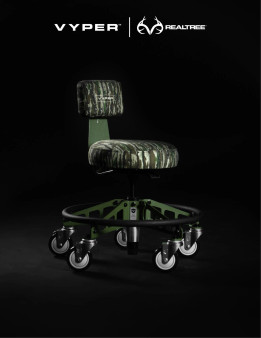 Vyper Industrial Steel Frame Camo Chair | Realtree Original