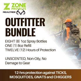 Zone Protects Hunter's Pack Insect Repellent Spray, 1oz Case + Refill | Realtree EDGE