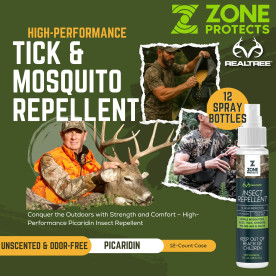 Zone Protects Unscented Insect Repellent 1 oz Master Case of 12 | Realtree EDGE