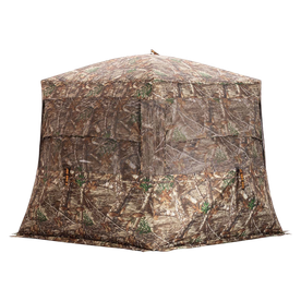 Rhino Blinds Low Hub See-Through Mesh Hunting Blind | Realtree EDGE