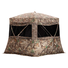 Rhino Blinds Low Hub See-Through Mesh Hunting Blind | Realtree EDGE